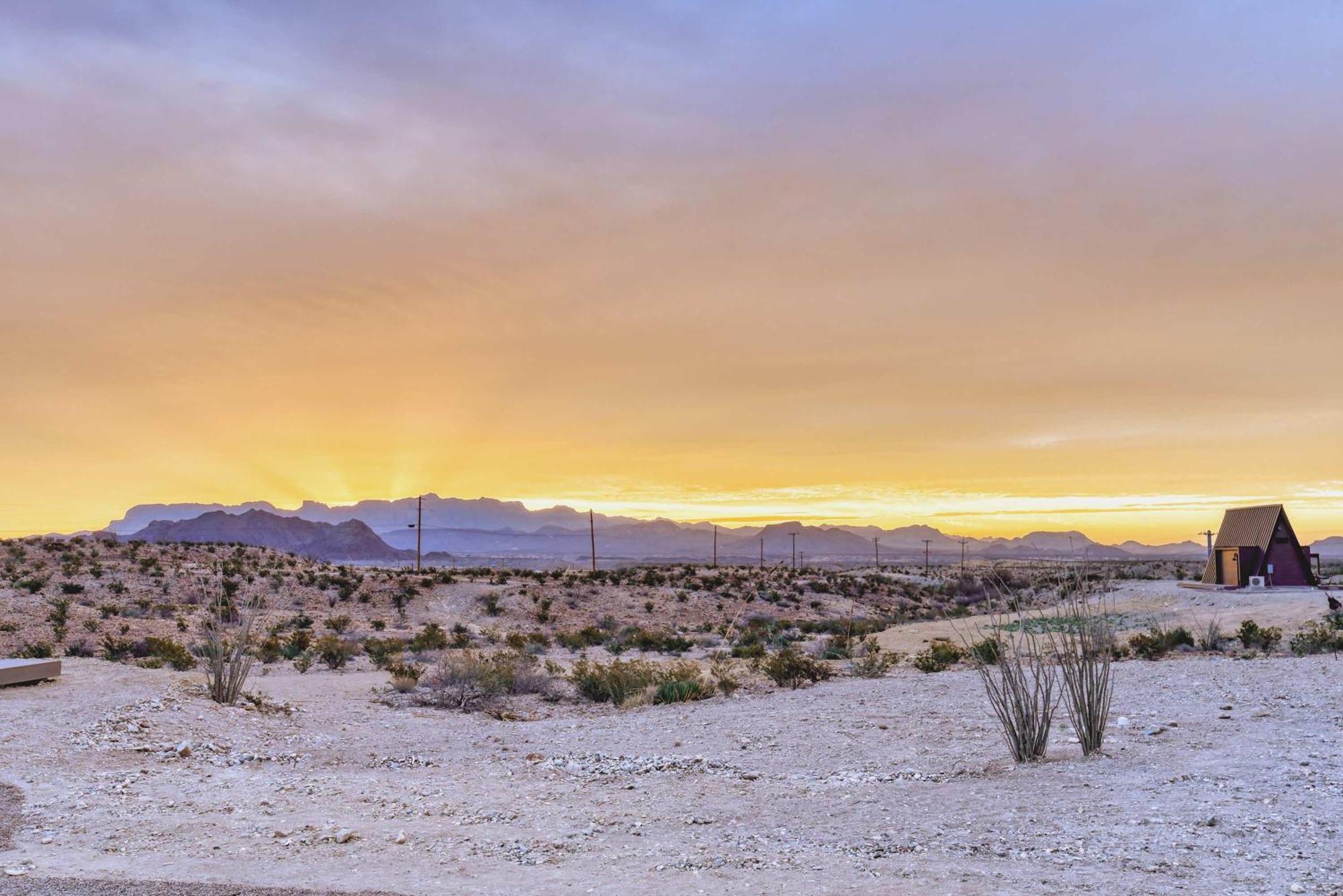 Villa Stardust Big Bend Luxury A-Frame#5 Great Views Terlingua Exterior foto